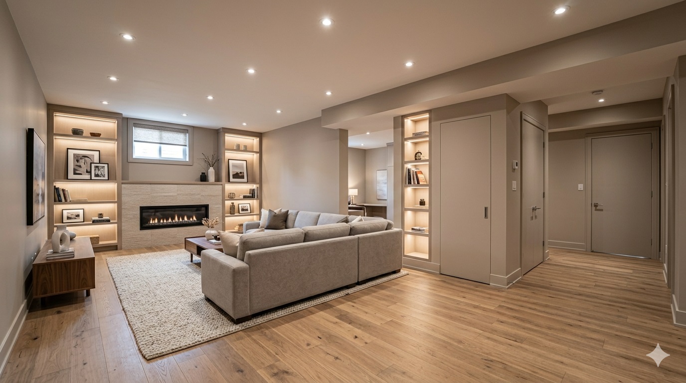 After — Basements renovation, Dream Touch Renovations Ottawa