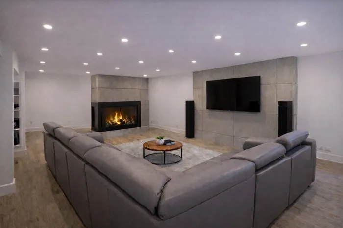 Kanata home theatre basement Ottawa