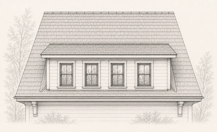 Shed dormer Ottawa, wide single-slope dormer