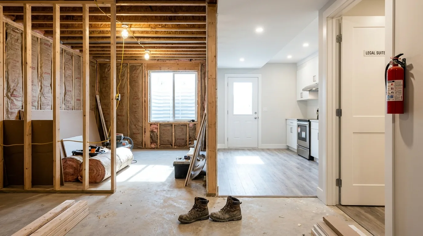 Before & After: A Findlay Creek Basement With Legal Suite