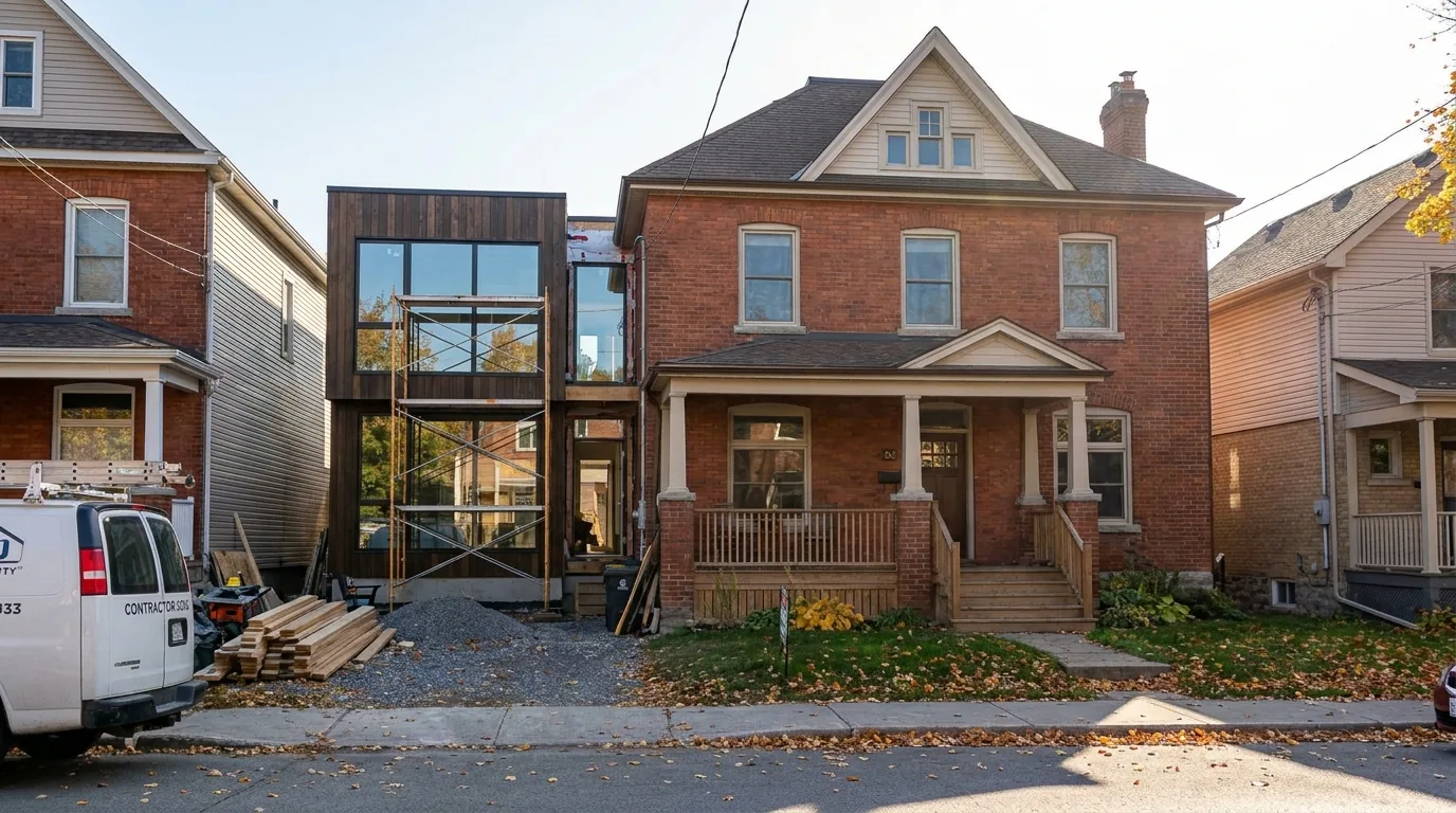 Before & After: A Hintonburg Side Addition on a Narrow Lot