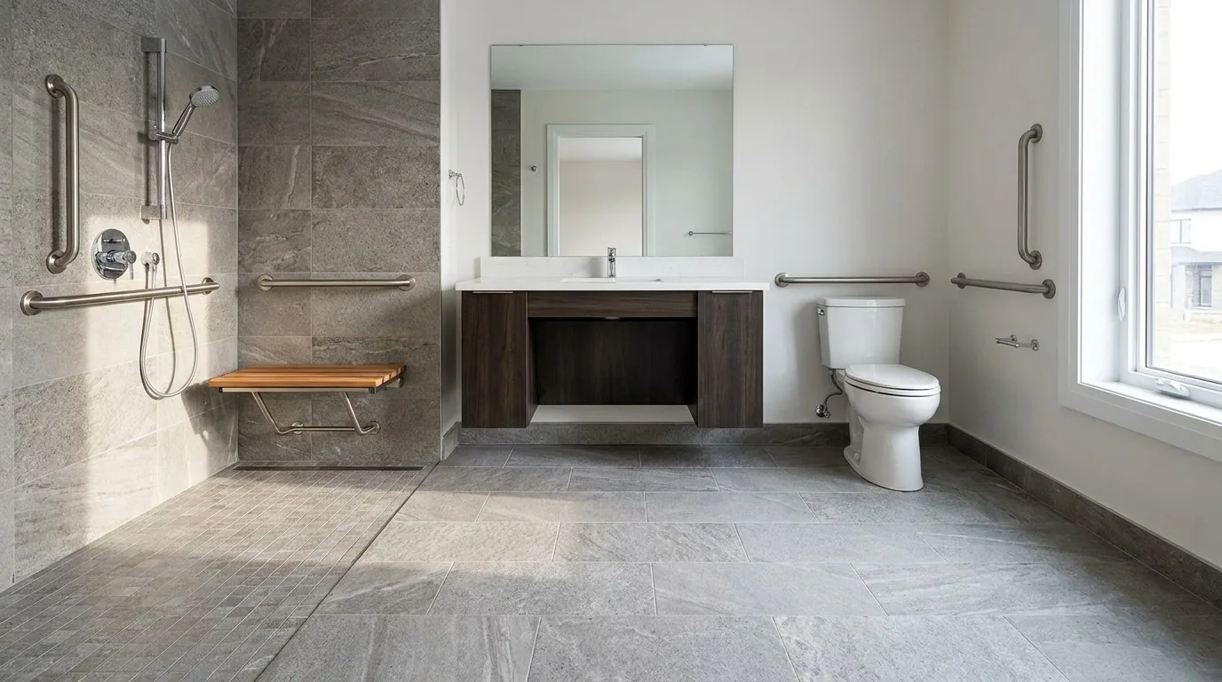 Accessible barrier-free renovation before and after in Ottawa by Dream Touch Renovations