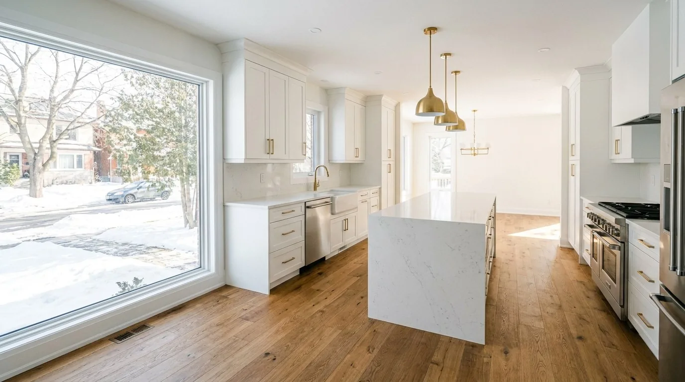 Dream Touch client portal — Ottawa kitchen renovation before and after