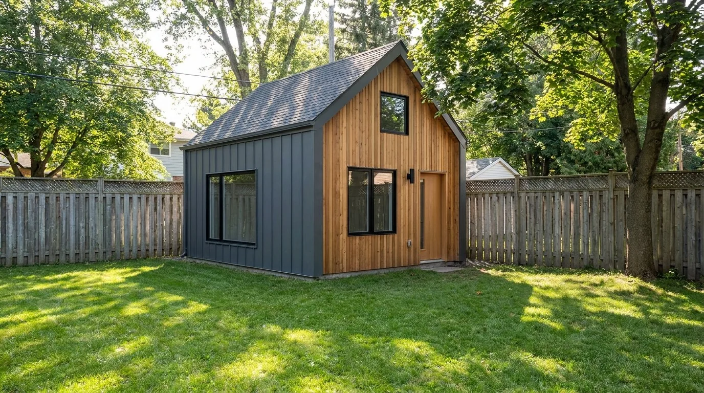 Coach house laneway home before and after in Ottawa by Dream Touch Renovations