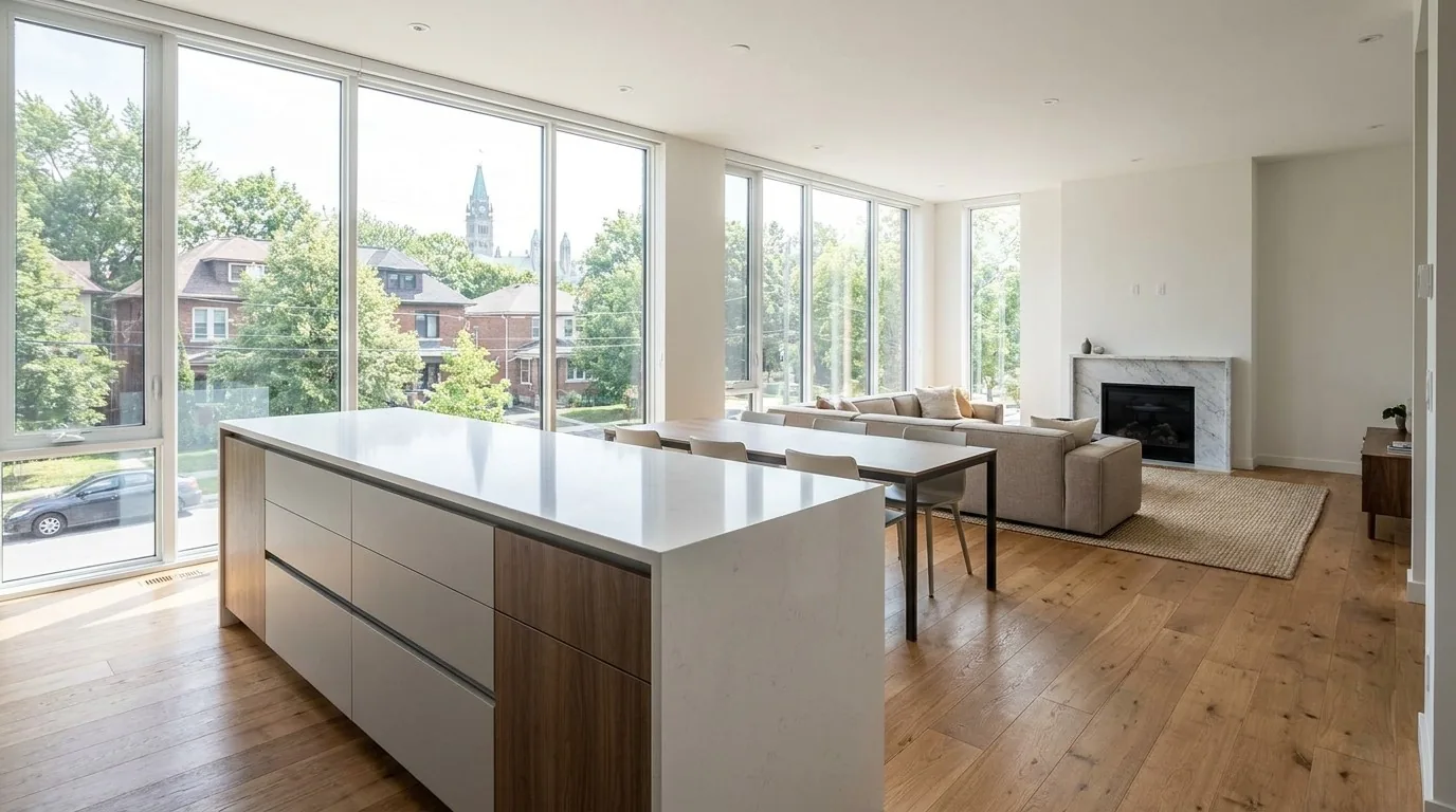 Home renovation before and after in Ottawa by Dream Touch Renovations