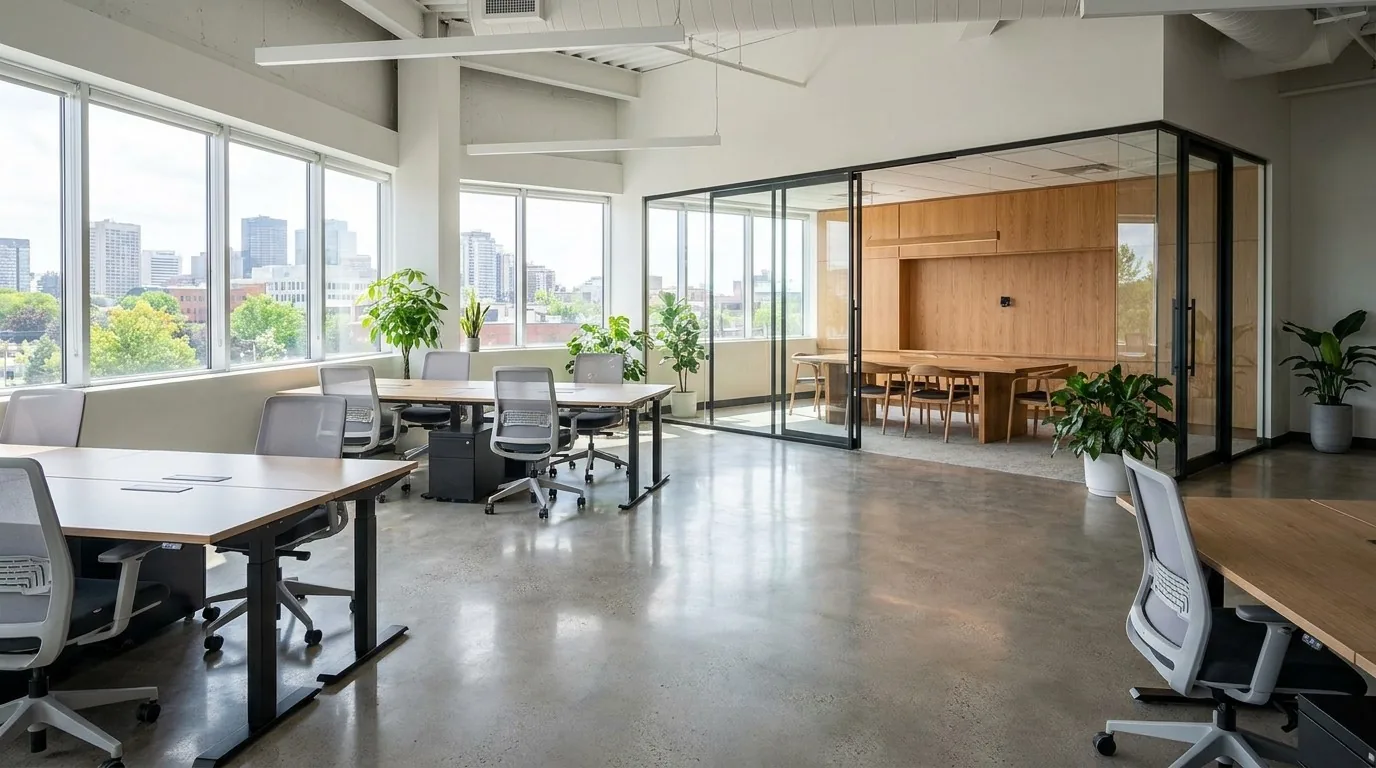 Concept visualization of an office renovation in Ottawa by Dream Touch Renovations