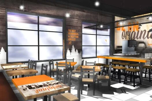 Harvey's Ottawa franchise restaurant build-out