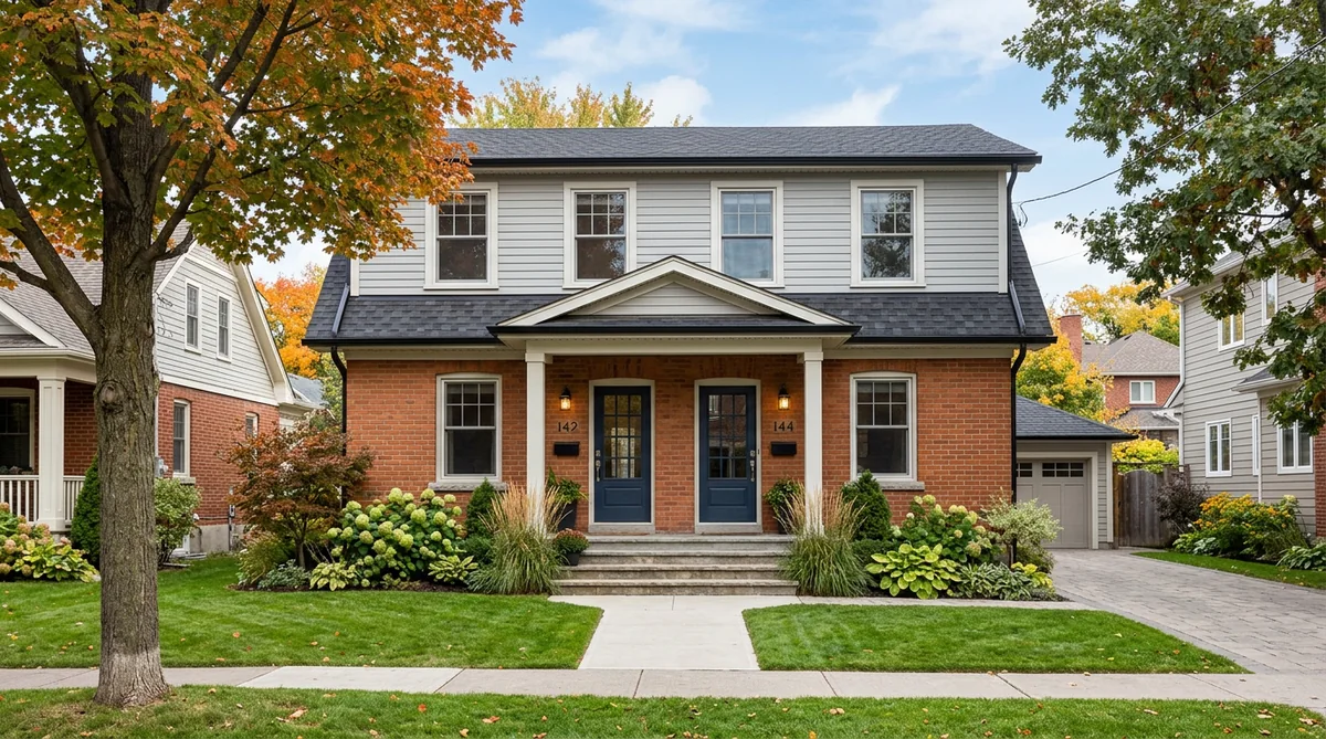 Ottawa duplex conversion with two separate entrances