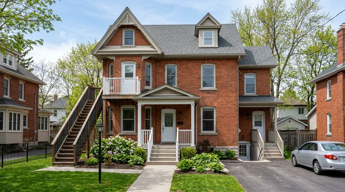 Ottawa triplex conversion with three separate entrances