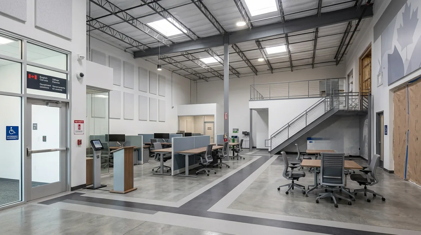 Federal government office renovation Ottawa PSPC contractor