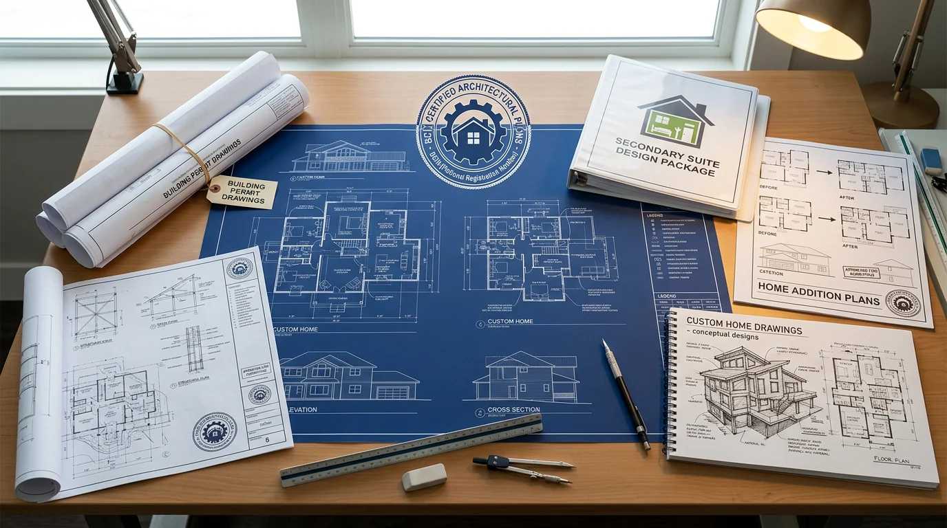 BCIN-certified building permit drawings and architectural plans by Dream Touch Renovations Ottawa