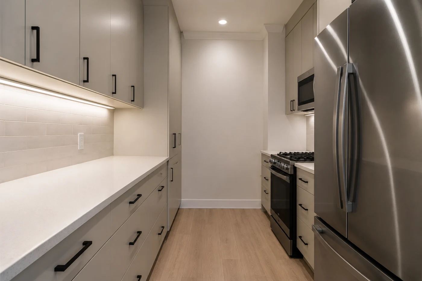 Japandi-style Ottawa kitchen with natural wood and clean lines
