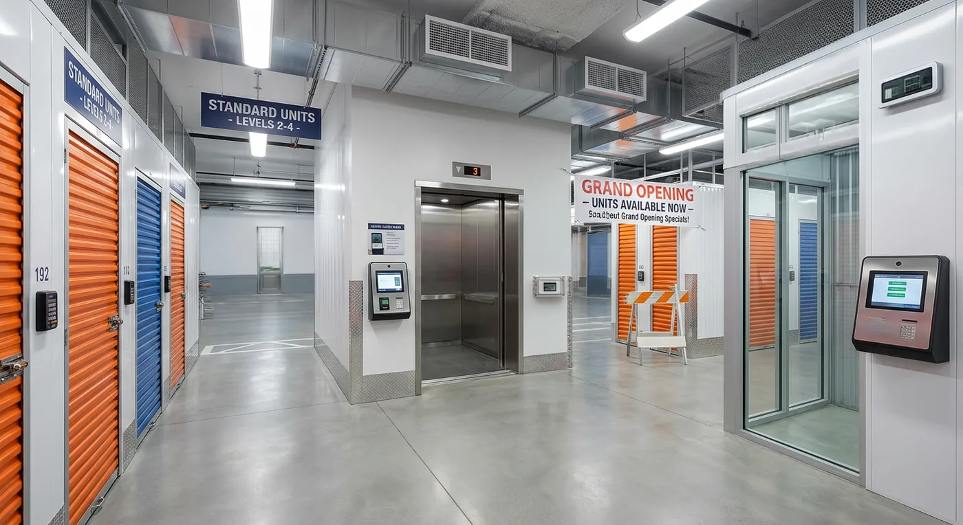 Climate-controlled self-storage facility construction in Ottawa by Dream Touch Renovations
