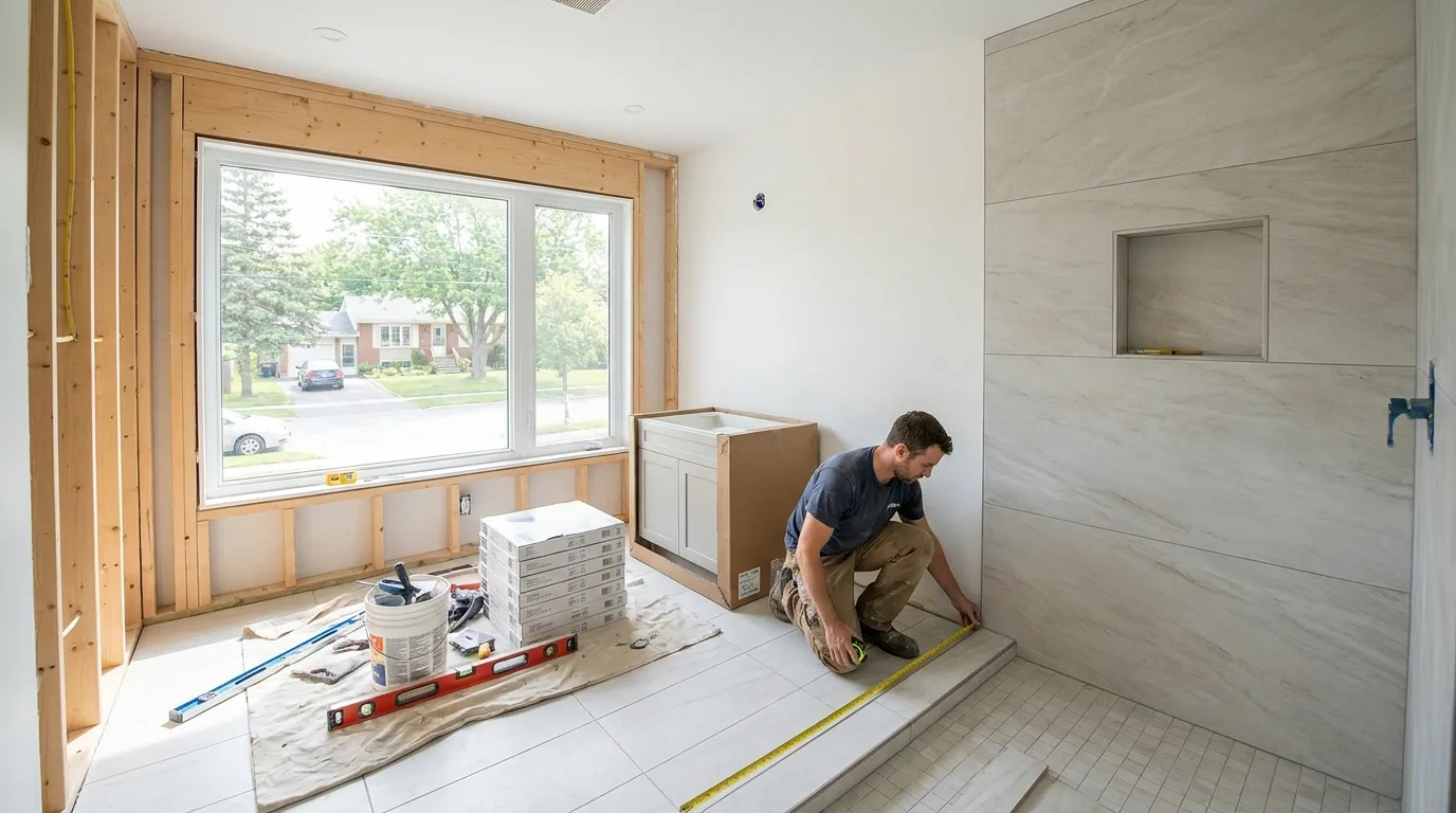 What a mid-tier bathroom renovation actually buys in Ottawa